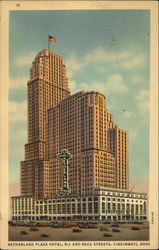 Netherland Plaza Hotel Postcard