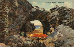 Natural Arches Bermuda Postcard Postcard