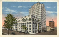 Norwood Building and Austin Club Texas Postcard Postcard