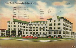 Manor Hotel Wildwood-by-the-Sea, NJ Postcard Postcard