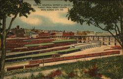 Central Industrial District & 12th St. Viaduct from Kersey Coates Dr Postcard