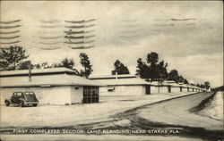 FVirst Completed Section, Camp Blanding Postcard