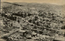 View from nearby Mountains Postcard