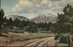 Famous Spanish Peaks Scenic, CO Postcard Postcard