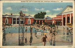 Recreation Unit at Saratoga Spa Postcard