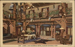Lobby, Lake McDonald Hotel Lobby, Lake McDonald Hotel