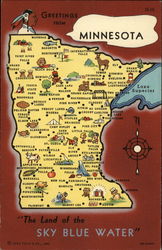 Greetings from Minnesota Postcard