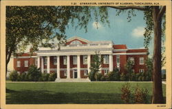 Gymnasium, University of Alabama Postcard