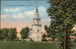 Post Chapel Fort Bragg, NC Postcard Postcard