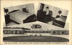 The Plaza Motel Niagara Falls, ON Canada Ontario Postcard Postcard