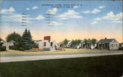 Horseshoe Motel, Rapid City, S.D. Highways 14 and 16 South Dakota Postcard Postcard