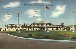 Service Club, Military Reservation Indiantown Gap, PA Postcard Postcard