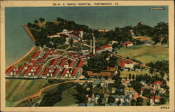 U. S. Naval Hospital Portsmouth, VA Postcard Postcard