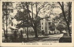 U. S. Naval Hospital Postcard