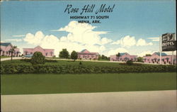 Rose Hill Motel Mena, AR Postcard Postcard