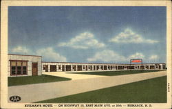 Kuilman's Motel - On Highway 10, East Main Ave. at 20th - Bismark, ND Bismarck, ND Postcard Postcard