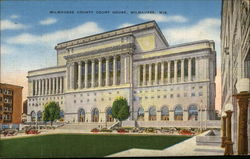 Milwaukee County Court House Wisconsin Postcard Postcard