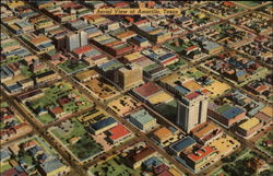 Aerial View of Amarillo, Texas Postcard