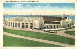 Cleveland Municipal Stadium Postcard
