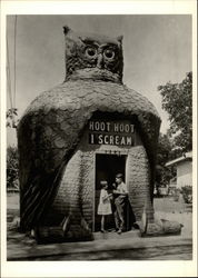 Hoot Hoot I Scream Ice Cream Stand, c.1940 Hirz Photographic Art