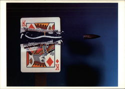 Cutting the Card Quickly,1964 Harold E. Edgerton Photographic Art