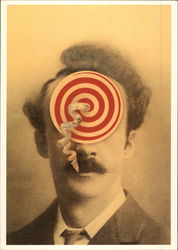 Man With A Bullseye On His Head Malcolm Tarlofsky Modern