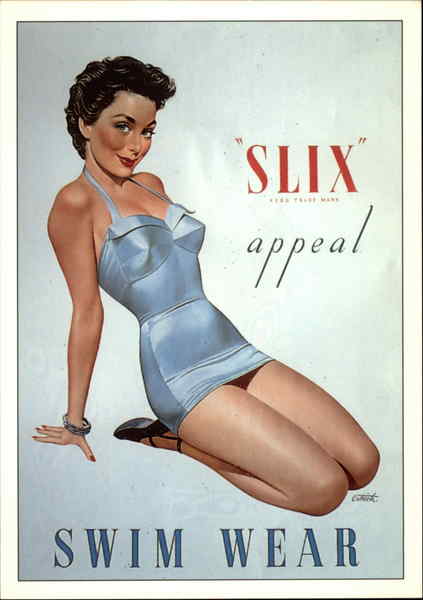 Slix Appeal Swim Wear Advertising Reproductions