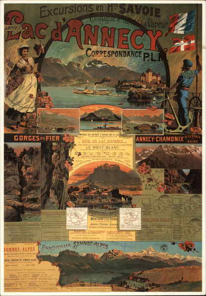 Lac d'Annecy Advertising Reproductions