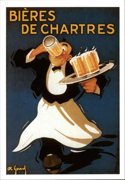 Bieres de Chartres Advertising Reproductions