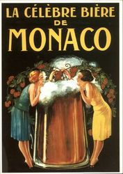 Le Celebre Biere de Monaco Advertising Reproductions