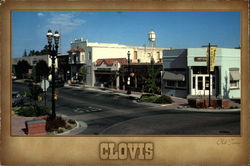 Old Town Clovis Postcard