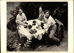 Marc Chagall and His Family in Paris, 1933 Postcard
