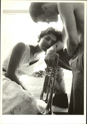 Helma & Chet Baker, Redondo Beach, California, 1955 Postcard