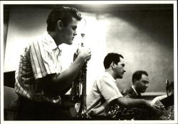 Chet Baker, Jack Montrose, and Herb Geller, Hollywood 1954 Postcard