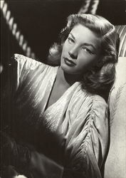 Lauren Bacall in 1945 Postcard