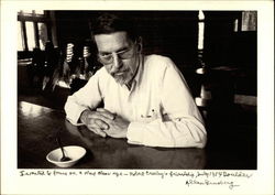 Robert Creeley, Colorado, 1984 Postcard