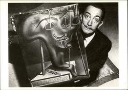 Salvidore Dali, 1954 Postcard