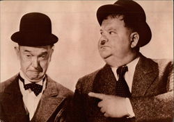 Laurel & Hardy Postcard
