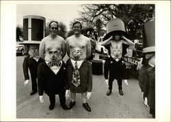 KNBR Good Times Parade. Pleasanton CA 1972 Postcard
