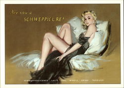 Are you a Schweppicure? Postcard
