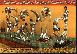 The Barnum and Advertising Reproductions Postcard Postcard