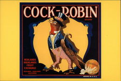 Cock Robin Postcard