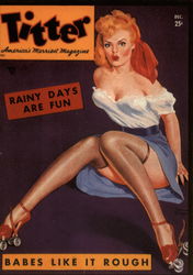 Pin-ups - Babes Like it Rough Postcard