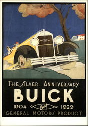 The Silver Anniversary Buick 1904-1929 Advertising Reproductions Postcard Postcard