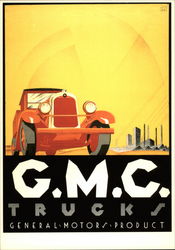 G.M.C. Trucks Postcard