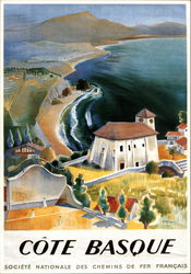 Cote Basque Postcard