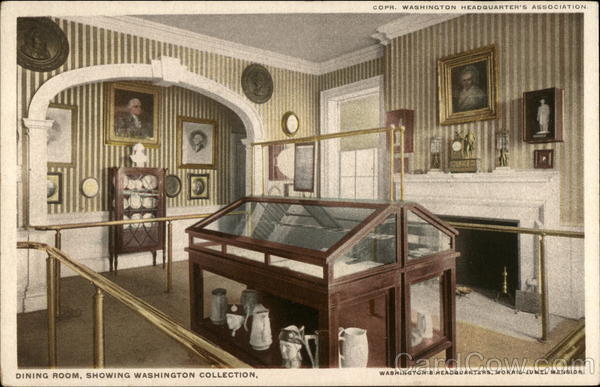 Dining Room, Showing Washington Collection New York