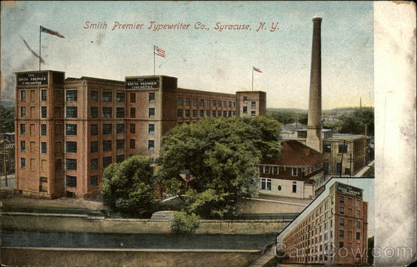 Smith Premier Typewriter Co Syracuse New York