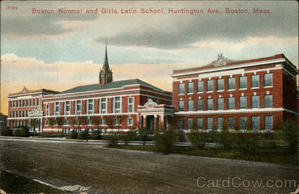 Boston Normal and Girls Latin School, Huntington Ave Massachusetts