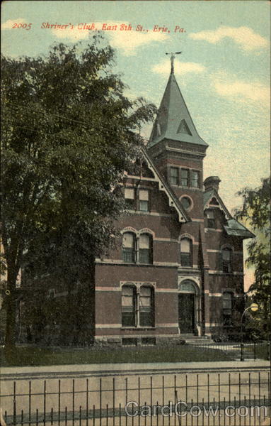 Shriner's Club, East 8th St Erie Pennsylvania